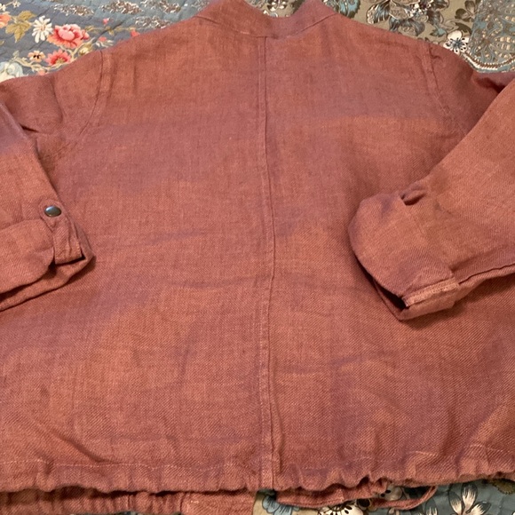 C & C California jacket size medium, 100% linen, so cool and chic! EUC, 🌷🌷🩷 - Picture 6 of 6